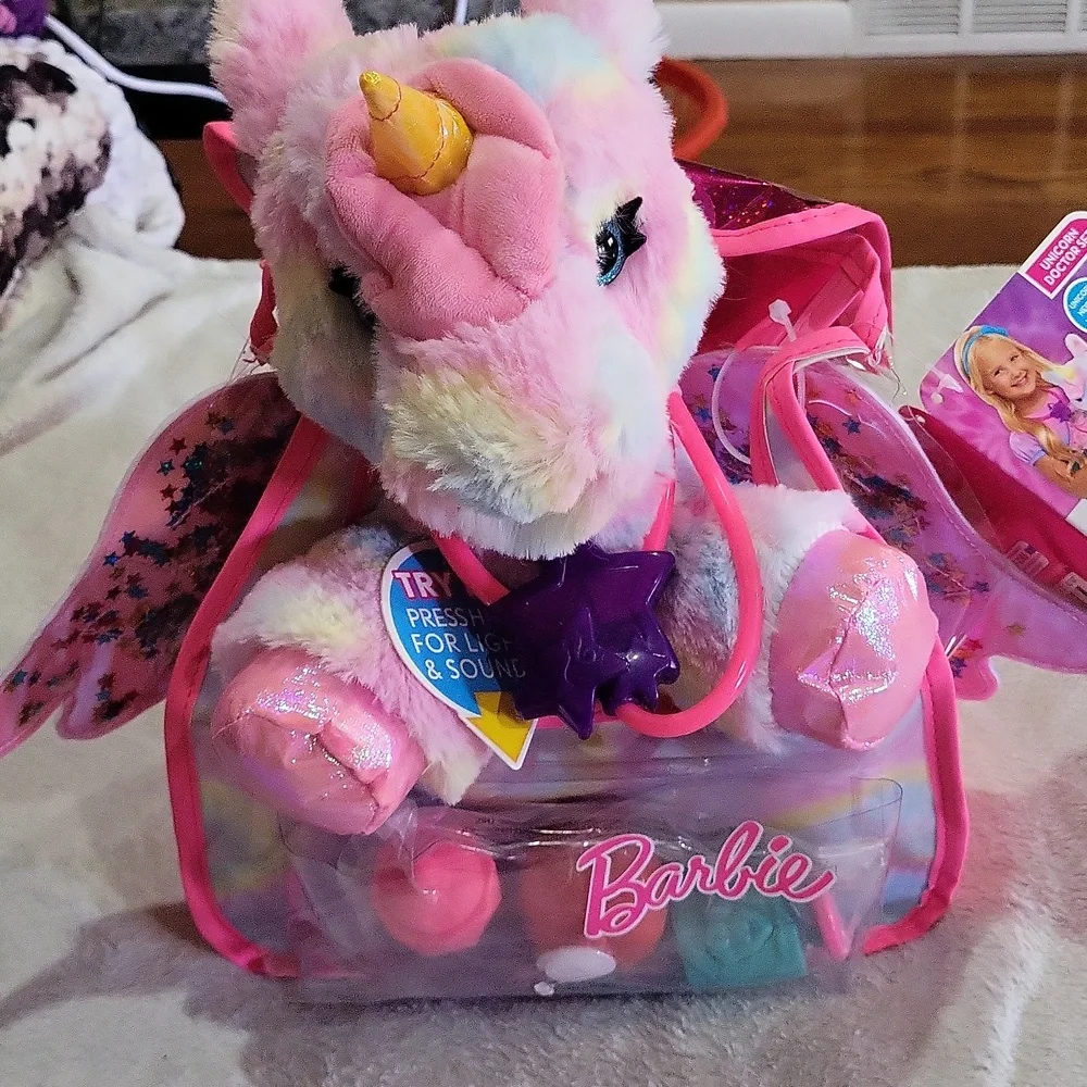 Barbie Unicorn Toy - Picture 1 of 12